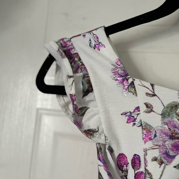 Belle Badgley Mischka Girls Floral Poly Jumpsuit - Picture 3 of 10